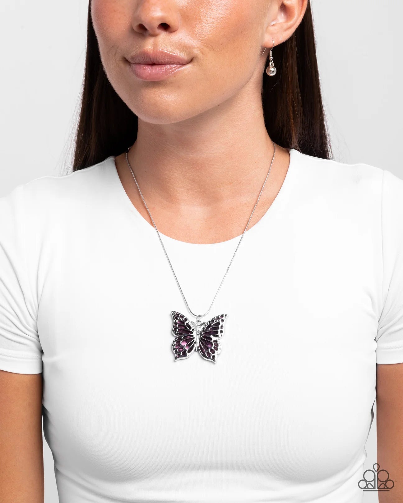 PAPARAZZI "MAGICAL METAMORPHOSIS" PURPLE NECKLACE