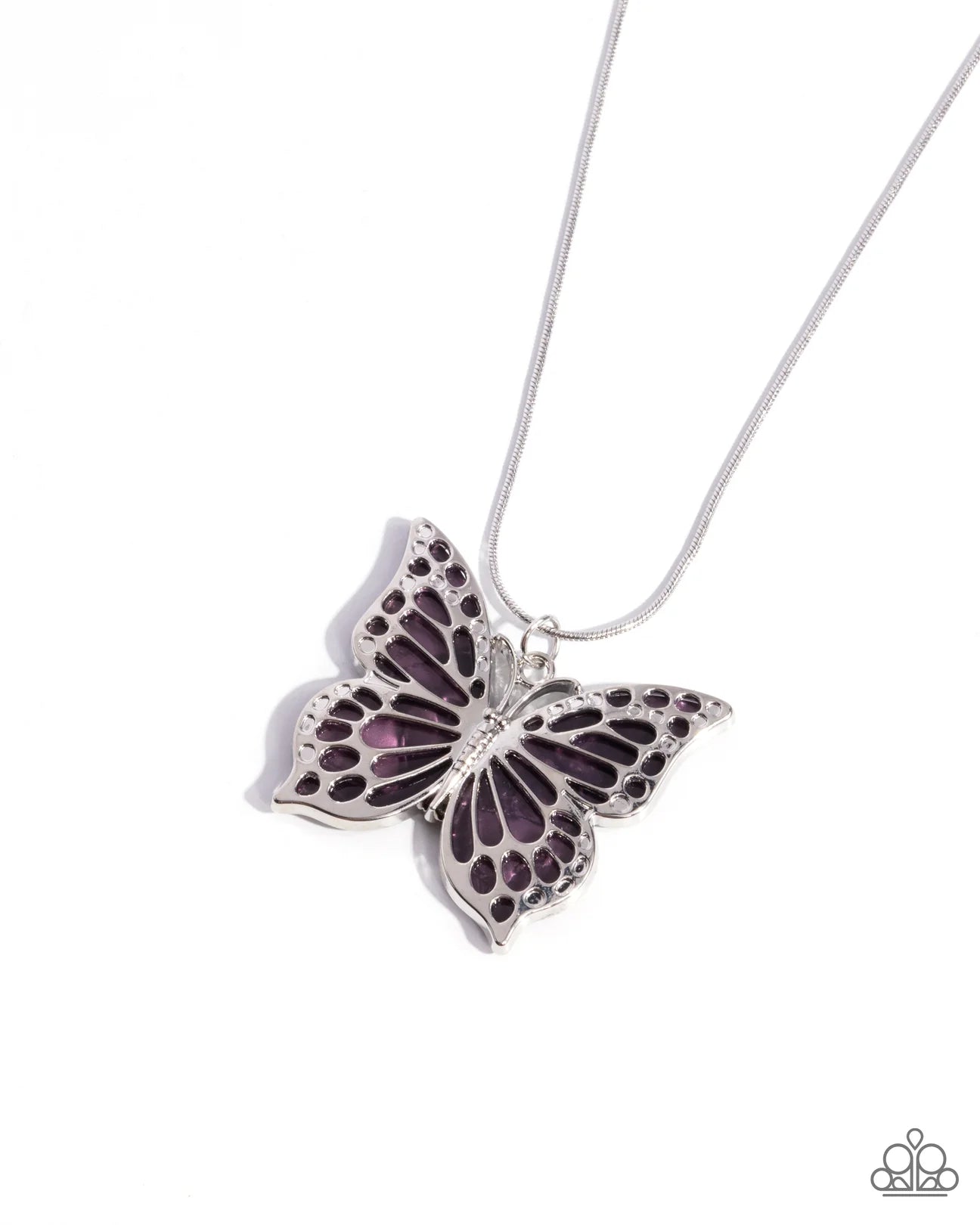 PAPARAZZI "MAGICAL METAMORPHOSIS" PURPLE NECKLACE