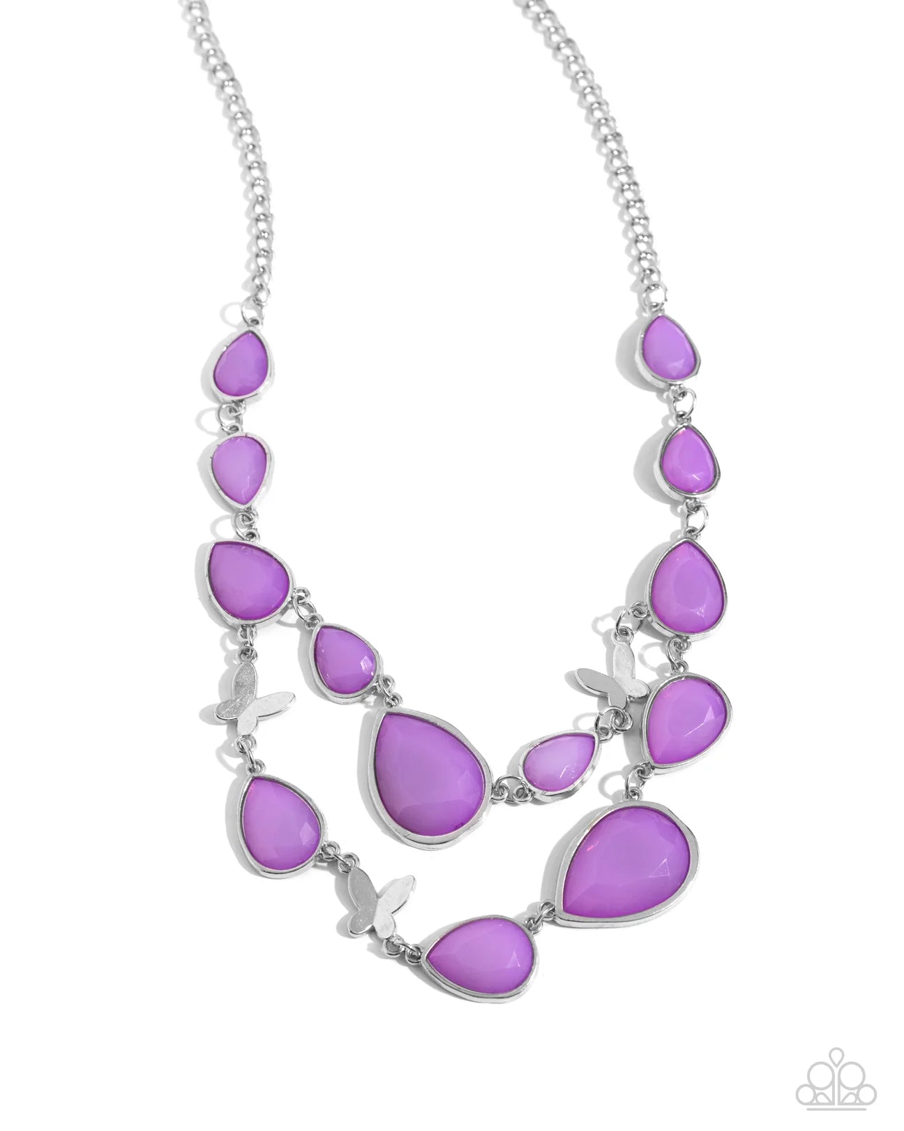 PAPARAZZI "BRIGHT CLUB" PURPLE NECKLACE/Paparazzi Bracelet ~ In All the BRIGHT Places - Purple