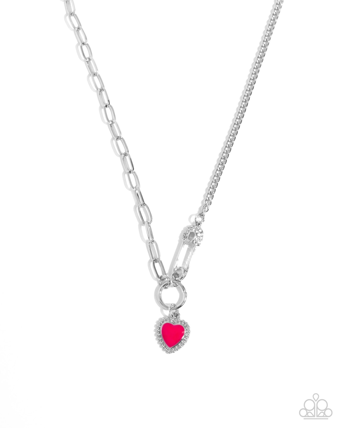 Paparazzi Valuable Valor - Pink Necklace