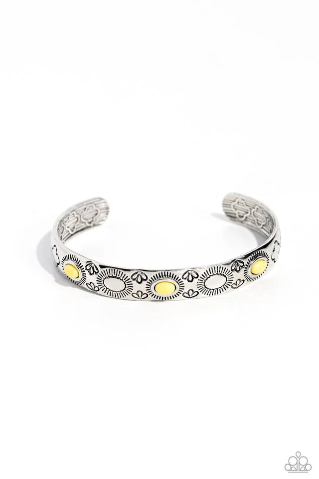 Paparazzi Bracelet ~ Cactus Canopy - Yellow