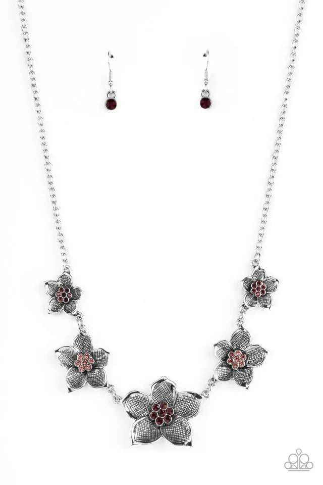 Paparazzi Necklace ~ Wallflower Wonderland - Purple