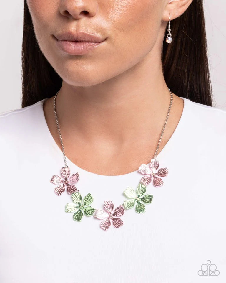 Paparazzi Necklace ~ Featured Finesse - Pink