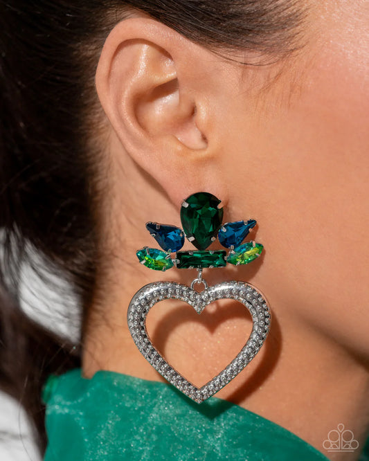 Paparazzi Earring ~ Pushing Perfection - Multi