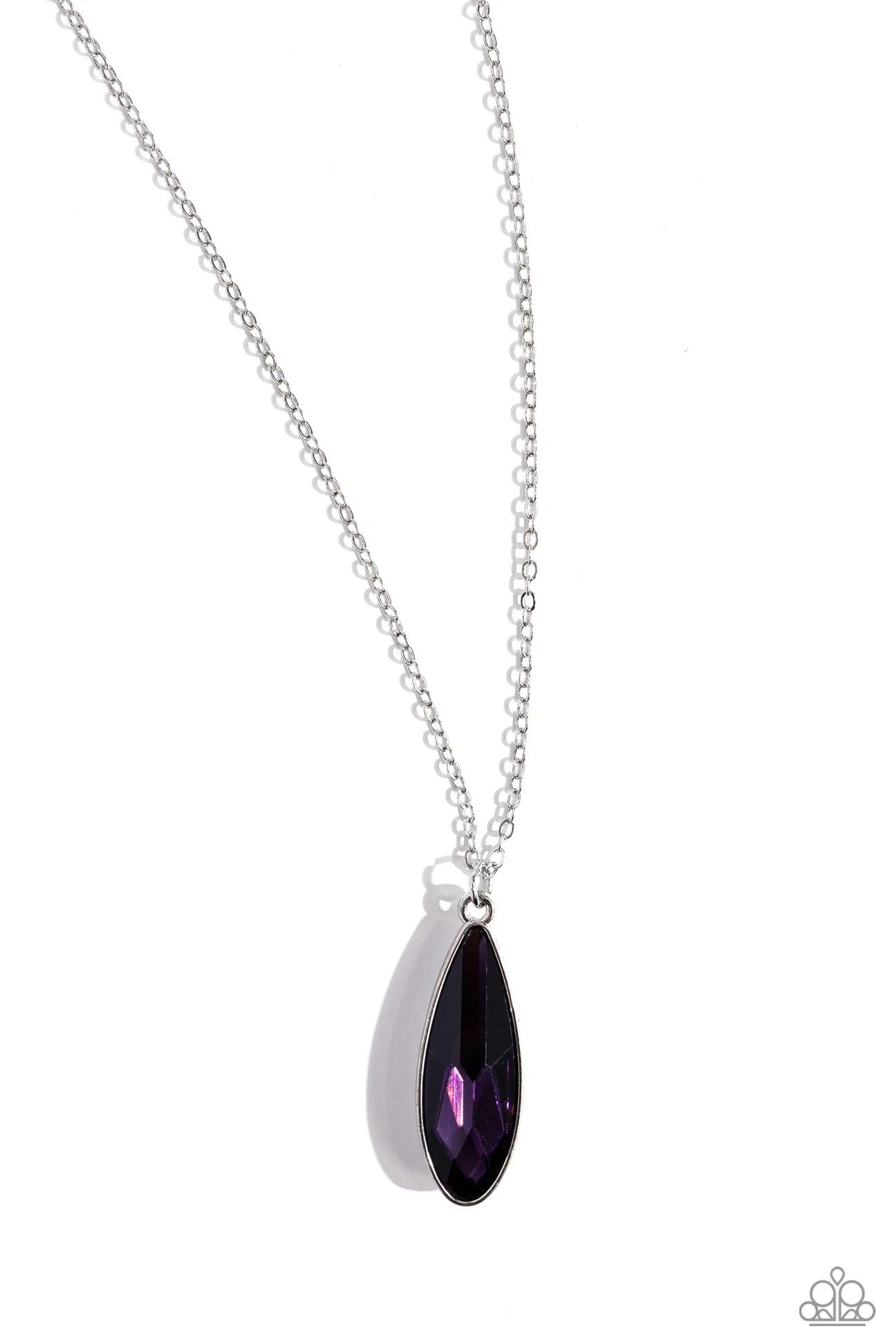 Prismatically Polished - Purple Necklace - Paparazzi Accessories