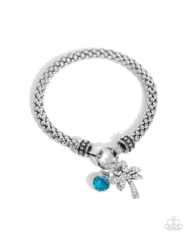 Paparazzi Bracelet ~ Palm Beach Bling - Blue