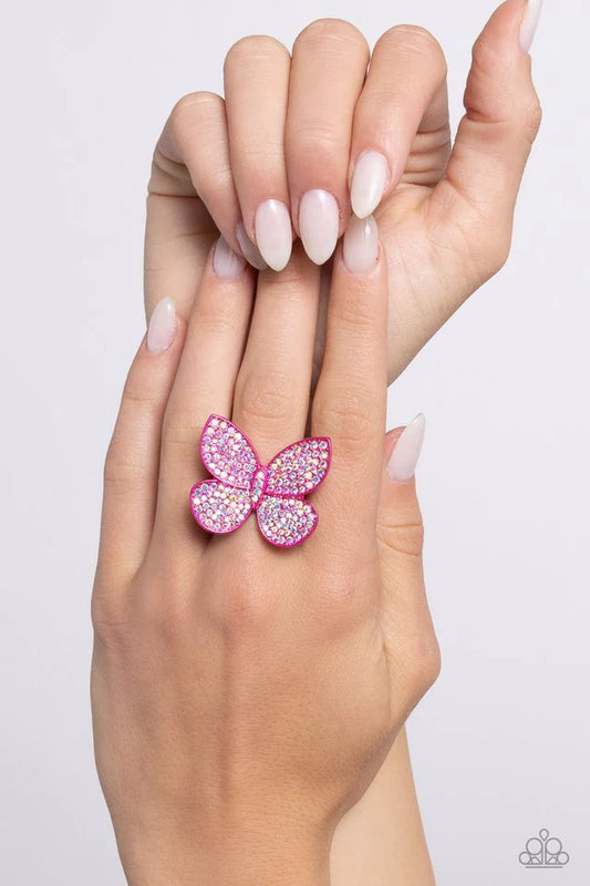 Paparazzi Ring ~ Aerial Ambassador - Pink