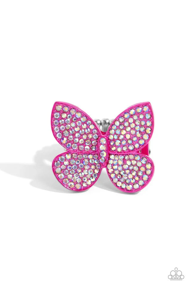 Paparazzi Ring ~ Aerial Ambassador - Pink