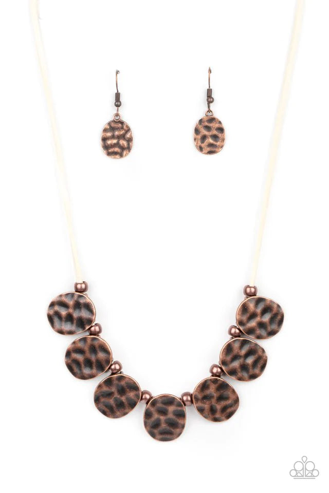 Paparazzi Necklace ~ Turn Me Loose - Copper