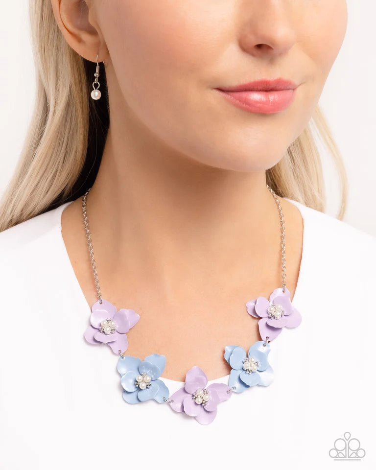 Paparazzi Necklace ~ Pastel Pizzazz - Purple