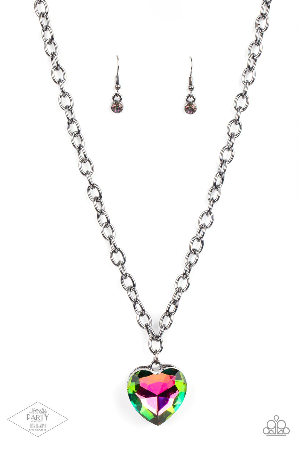 Paparazzi Necklace ~ Flirtatiously Flashy - Multi