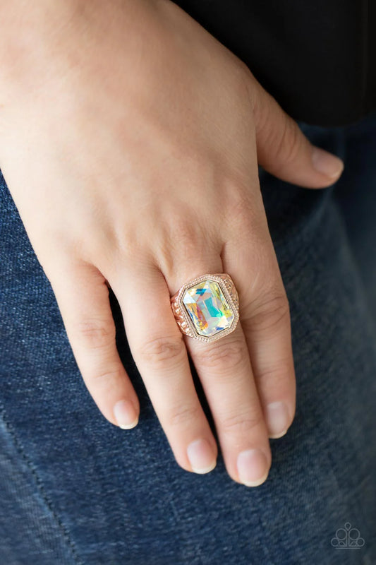 Paparazzi Galaxy Goddess - Rose Gold Ring