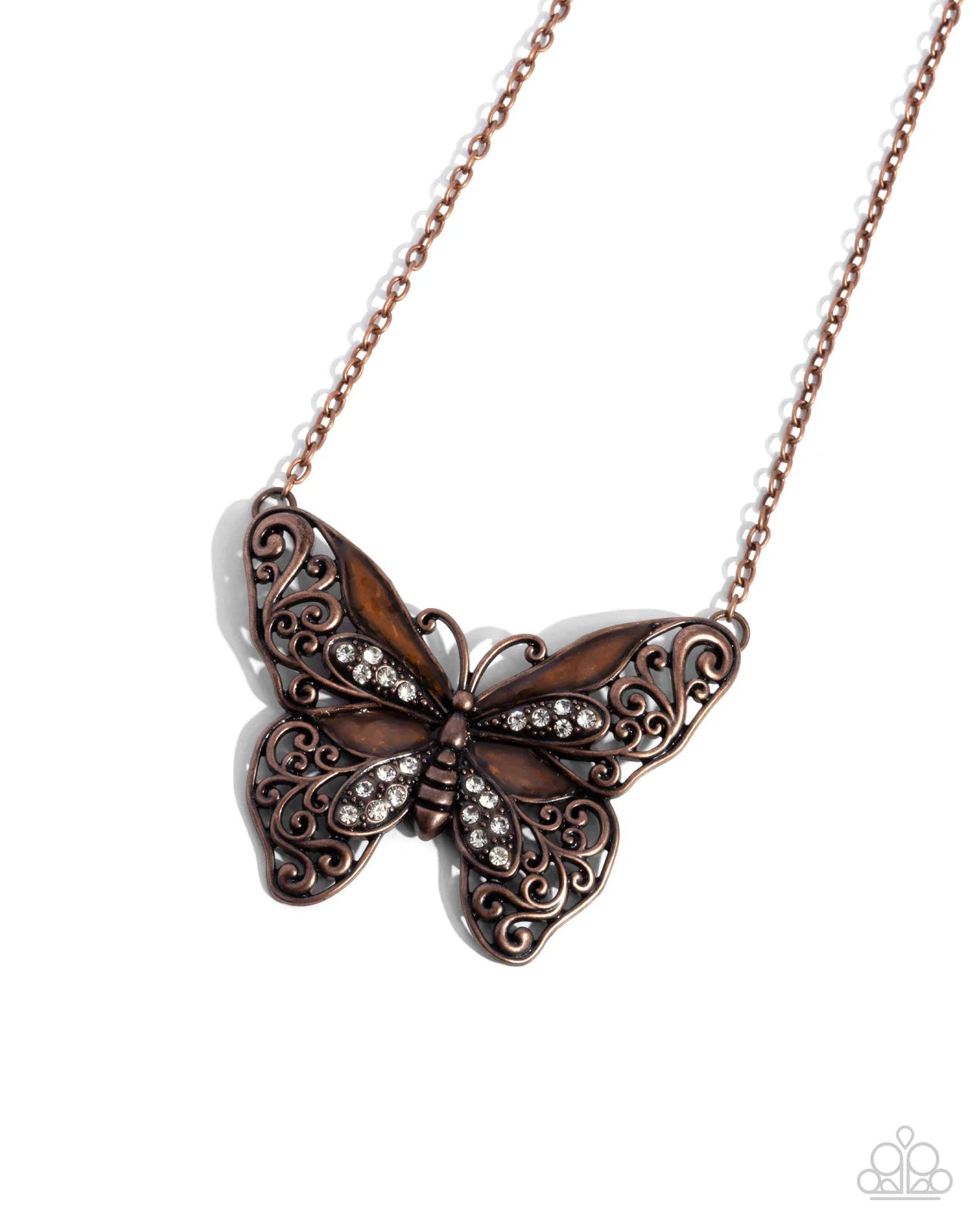 PAPARAZZI "FLAWLESS FLIGHT" COPPER NECKLACE