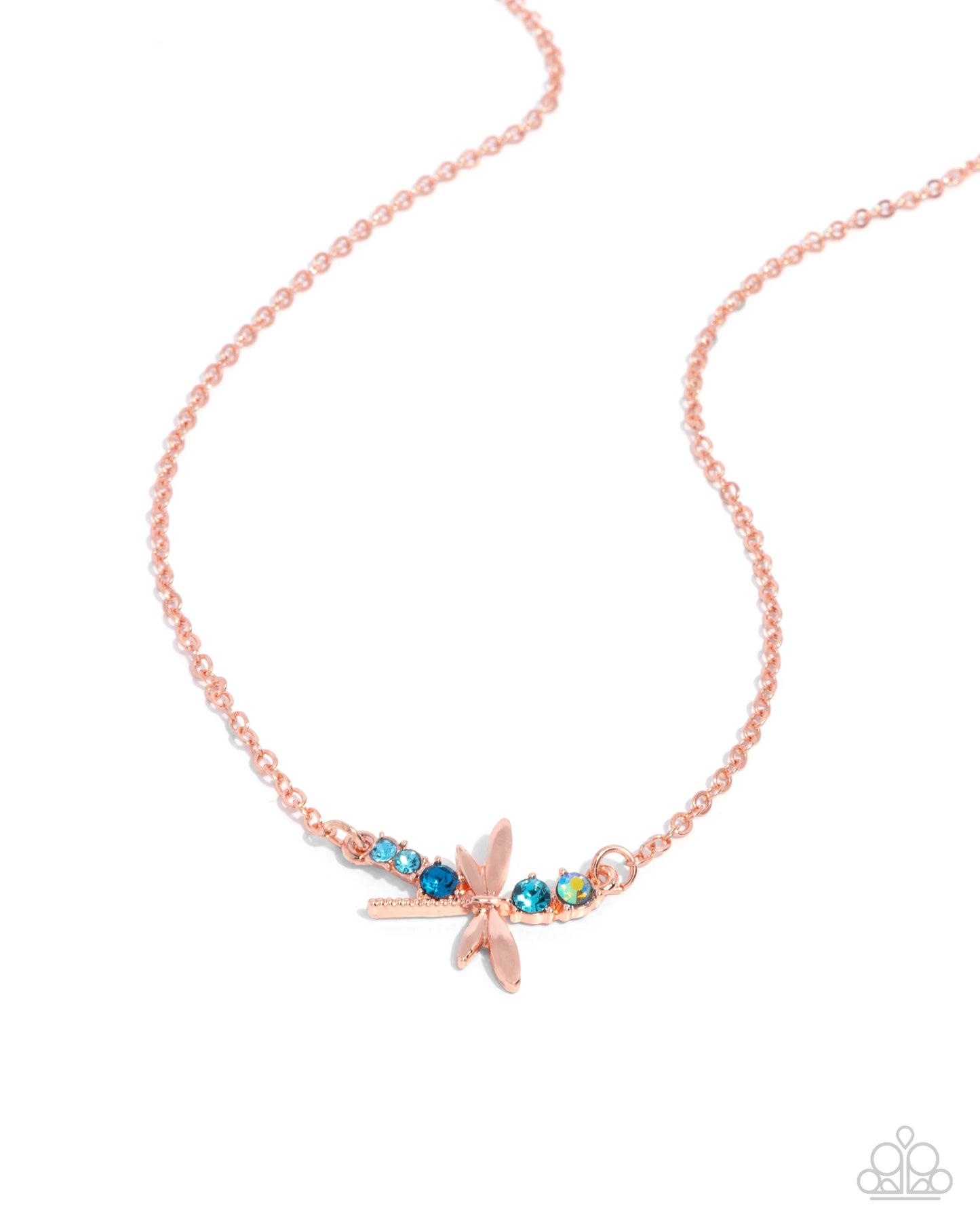 Paparazzi Dragonfly Deed - Copper Necklace