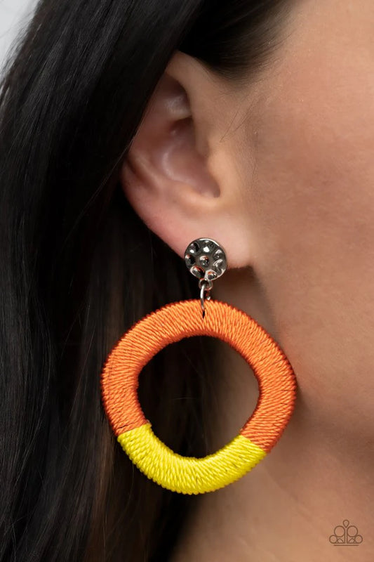 Paparazzi Earring ~ Thats a WRAPAROUND - Multi