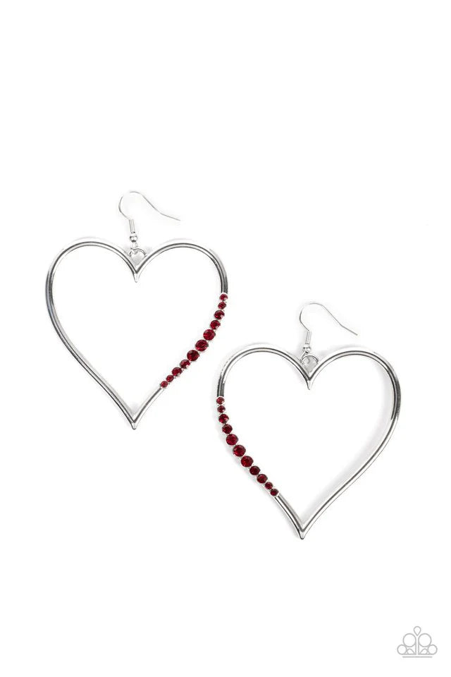 Paparazzi Earring ~ Bewitched Kiss - Red