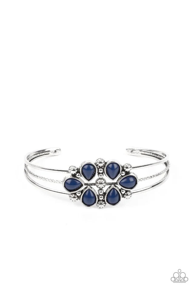 Paparazzi Bracelet ~ Taj Mahal Meadow - Blue