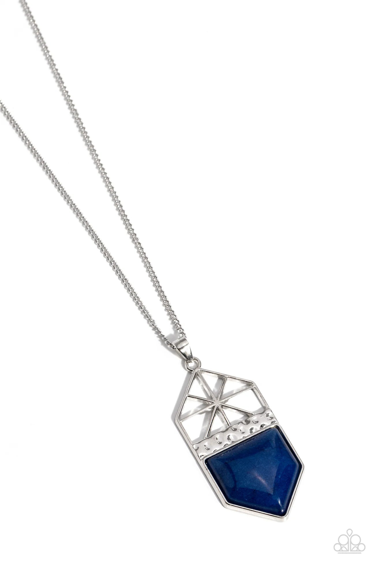 Trailblazing Talisman - Blue Necklace - Paparazzi Accessories