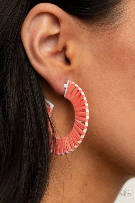 Paparazzi Earring ~ Everybody Conga! - Orange