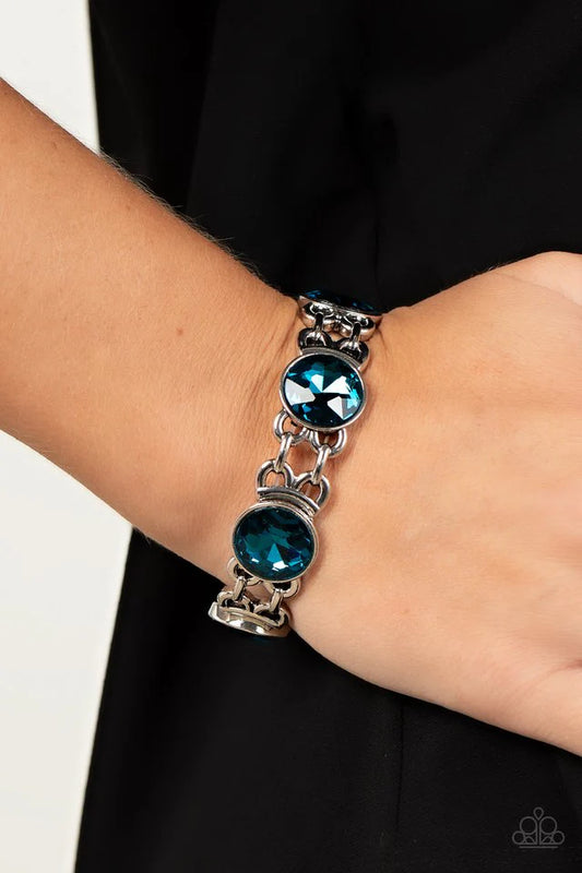 Paparazzi Bracelet ~ Devoted to Drama - Blue