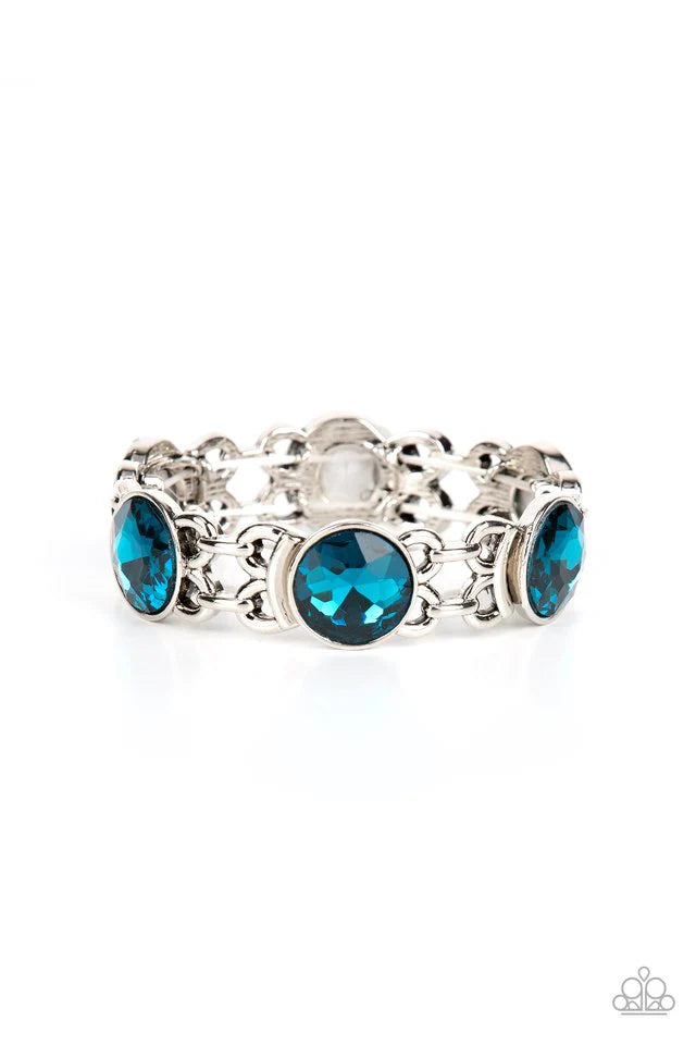 Paparazzi Bracelet ~ Devoted to Drama - Blue