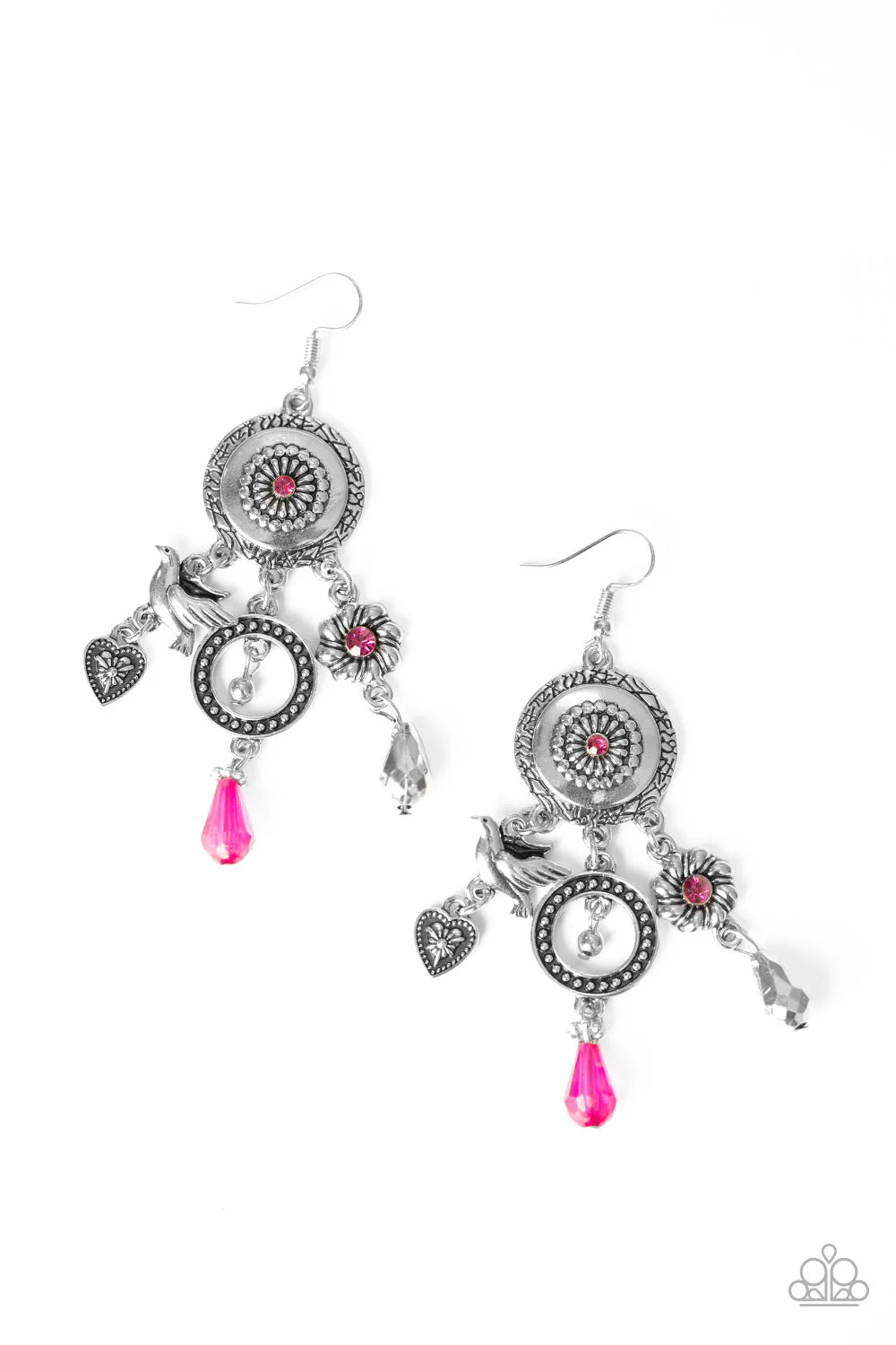 Paparazzi Earring ~ Springtime Essence - Pink