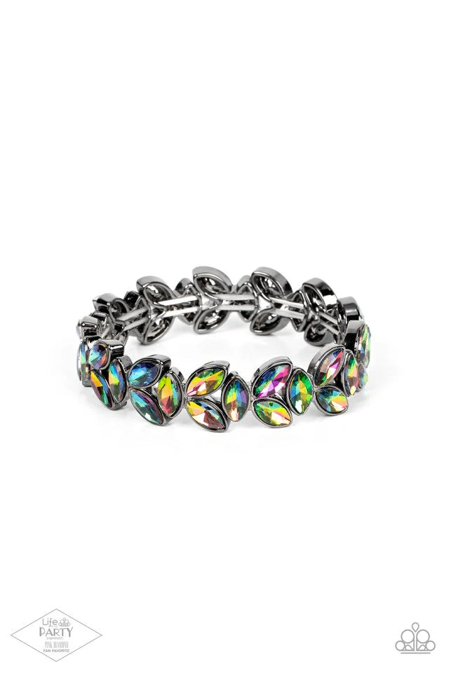 Paparazzi Bracelet ~ Gilded Gardens - Multi