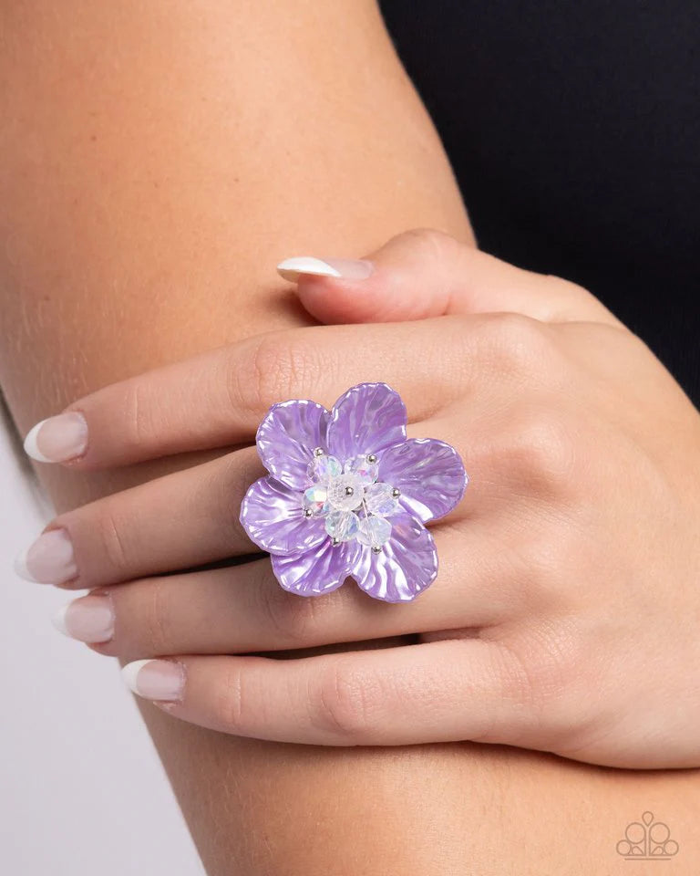 Paparazzi Ring ~ Petal Pact - Purple