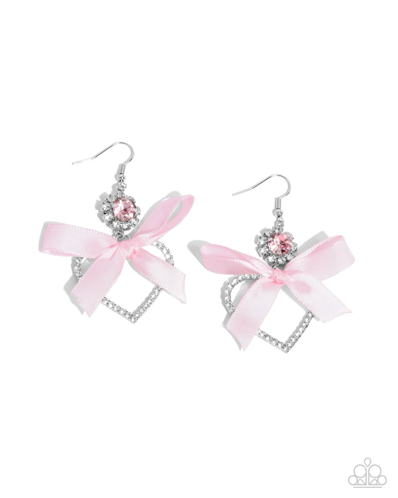 PAPARAZZI "KAWAII KEEPSAKE" PINK EARRINGS