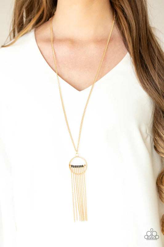 Paparazzi Terra Tassel - Gold Necklace