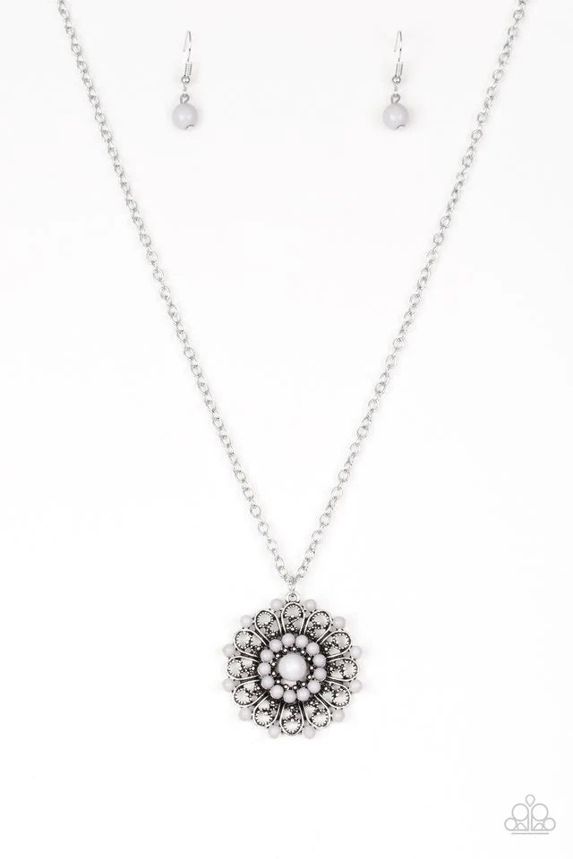 Paparazzi Boho Bonanza - Silver Necklace