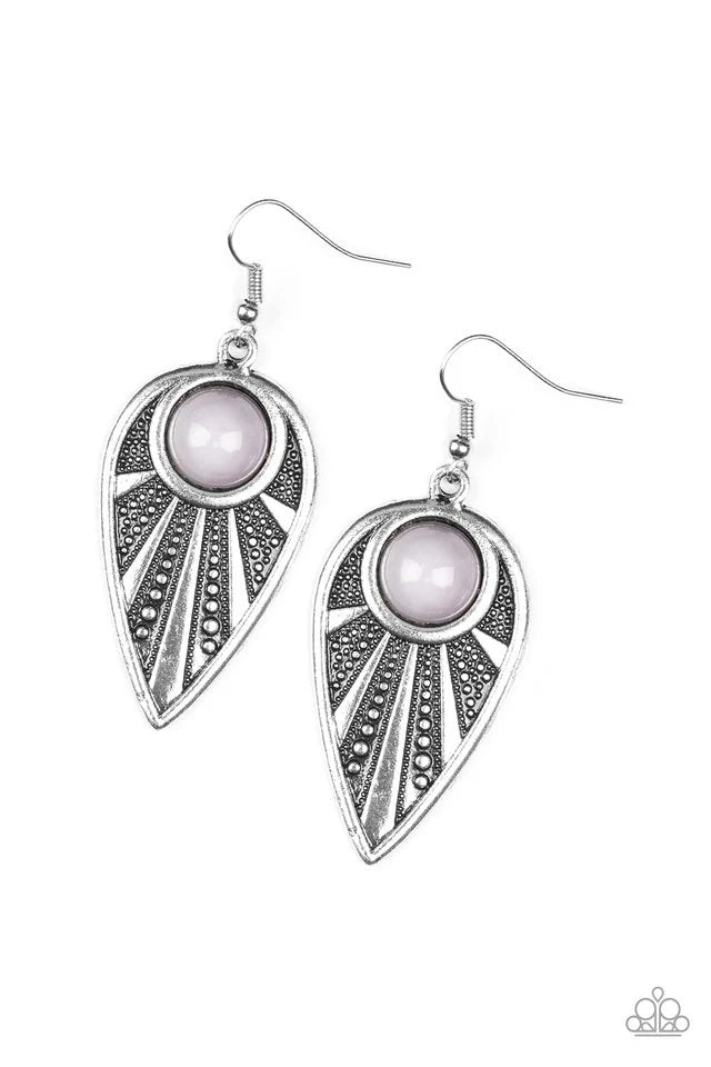 Paparazzi Take A WALKABOUT - Silver Earrings