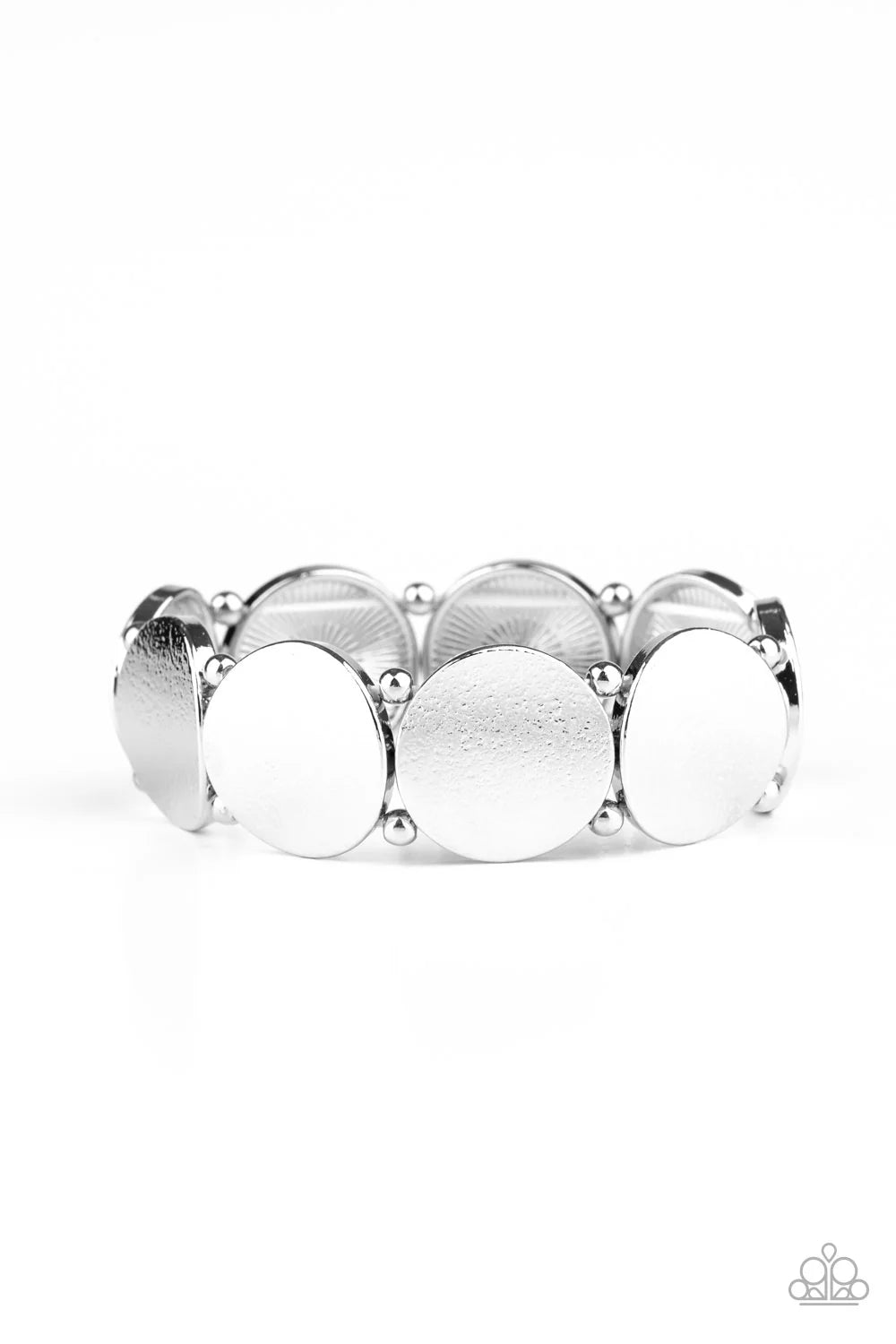 Paparazzi Metallic Spotlight - Silver Bracelet