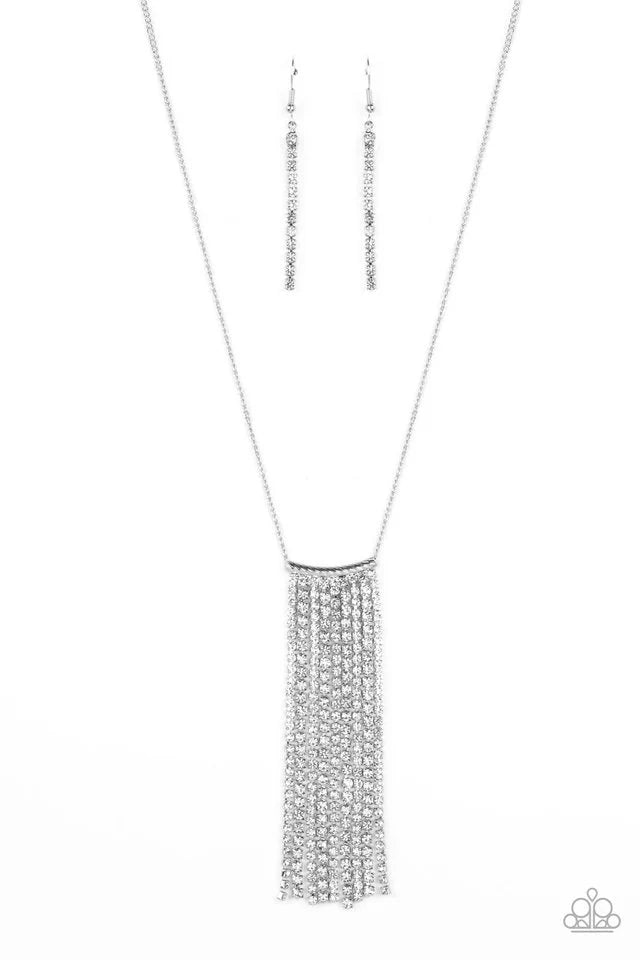 Paparazzi Necklace ~ Stellar Crescendo - White