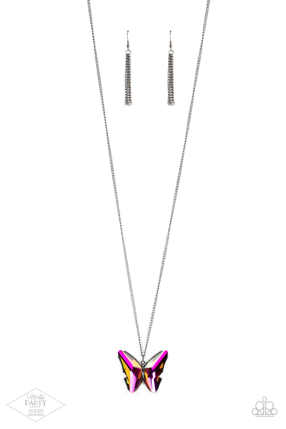 PAPARAZZI "THE SOCIAL BUTTERFLY EFFECT" MULTI NECKLACE