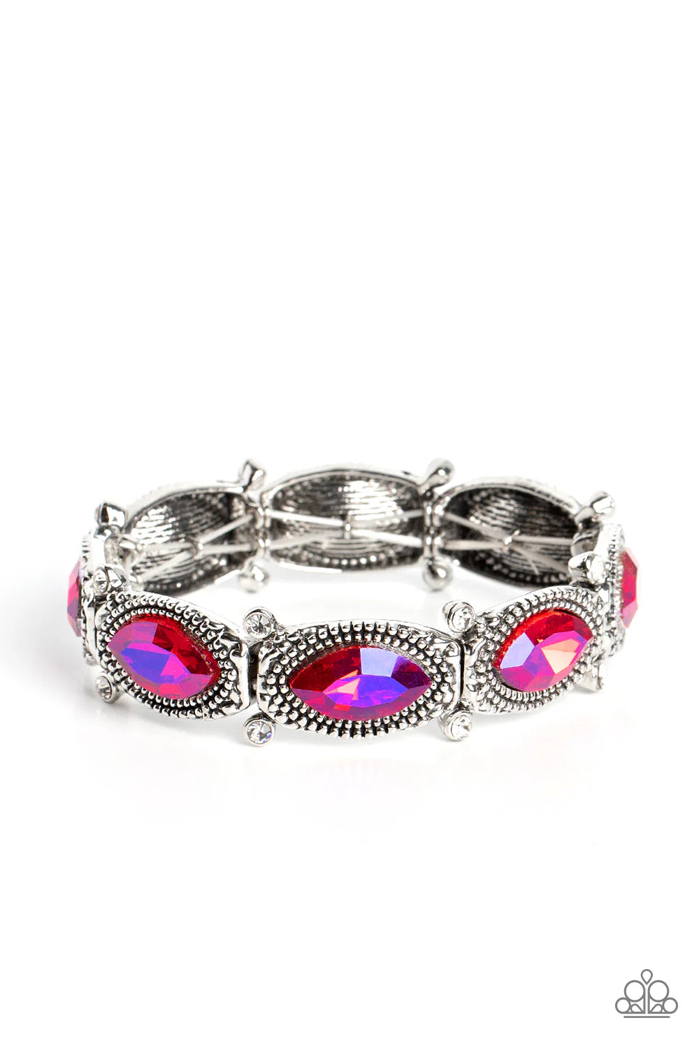 PAPARAZZI "DANCING DIVA" PINK BRACELET