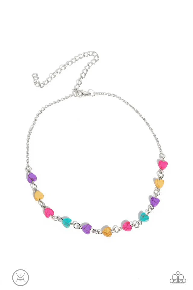 Paparazzi Necklace ~ Wild at Heart - Pink