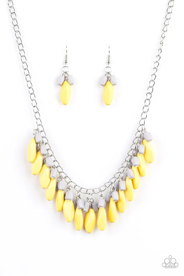 Paparazzi Bead Binge - Yellow Necklace