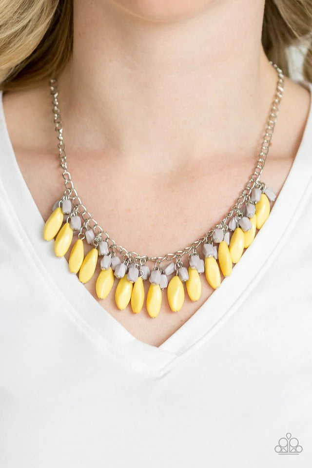 Paparazzi Bead Binge - Yellow Necklace