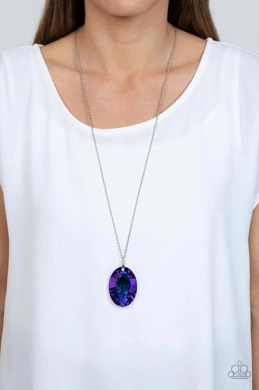 Paparazzi Necklace ~ Celestial Essence - Blue