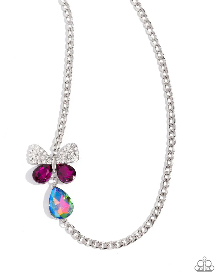 Paparazzi Necklace ~ Fluttering Finesse - Multi