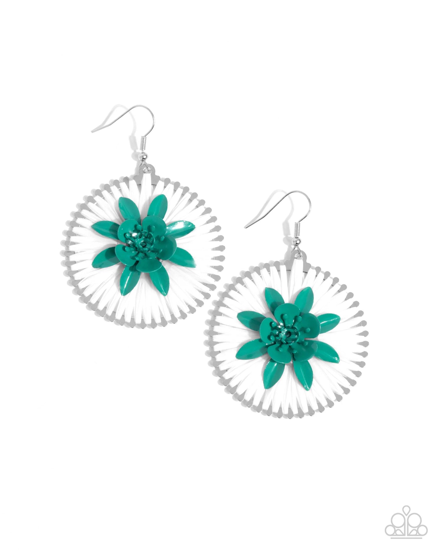 Paparazzi Dancing Daydream - Green Earrings