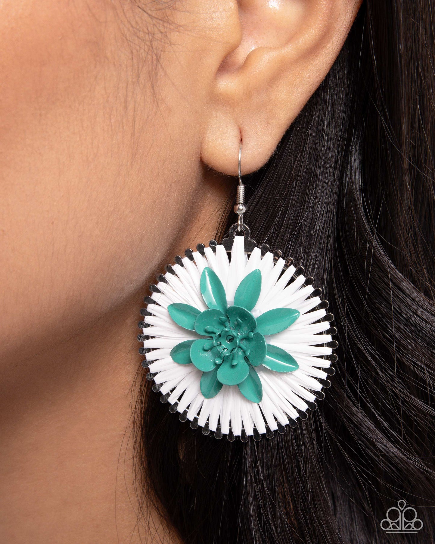 Paparazzi Dancing Daydream - Green Earrings