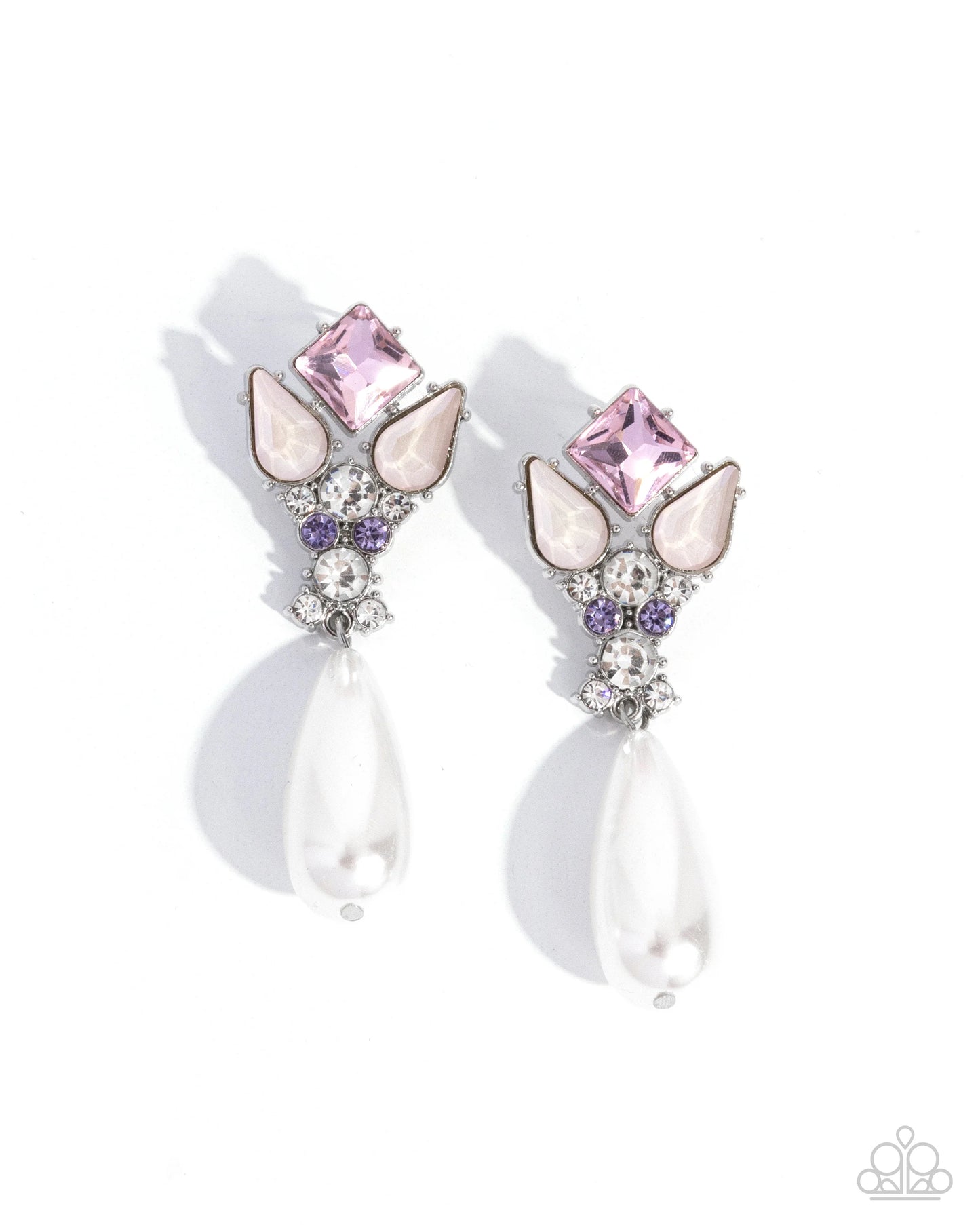 Paparazzi Pearly Promenade - Multi Post Earrings