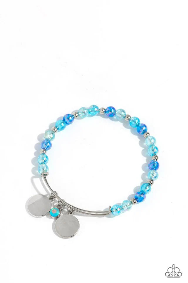 Paparazzi Bracelet ~ Bodacious Beacon - Blue