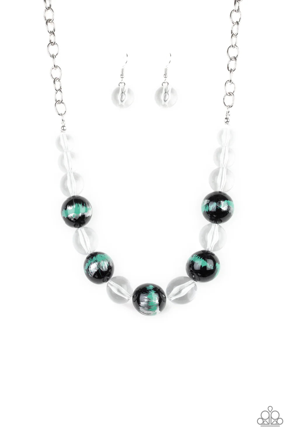 Paparazzi Torrid Tide - Green Necklace