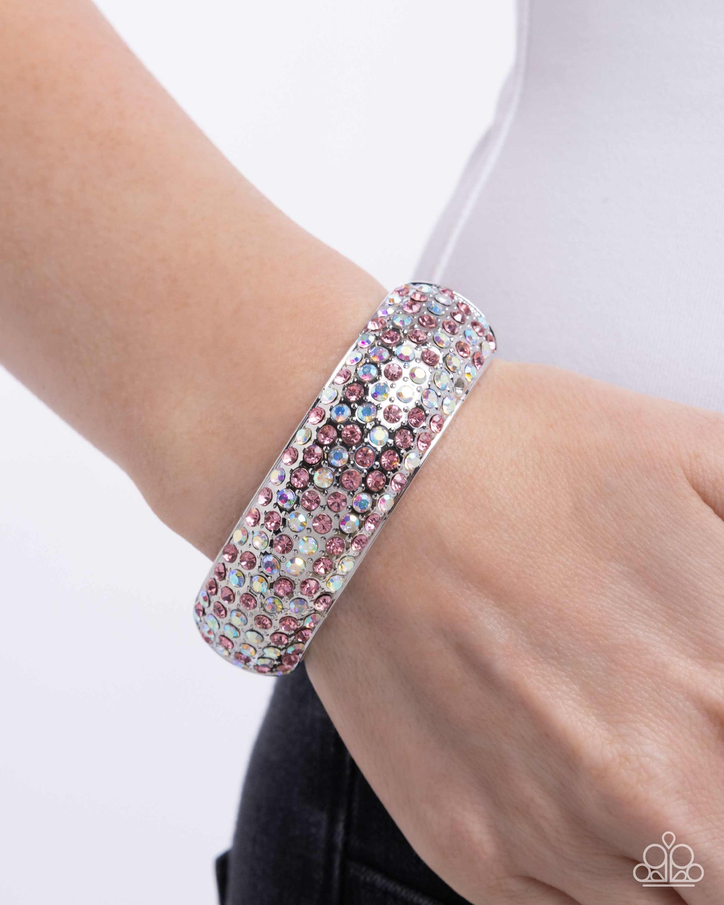 Paparazzi Triumphant Twinkle - Pink Bracelet