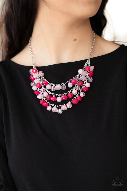 Paparazzi Fairytale Timelessness - Pink Necklace