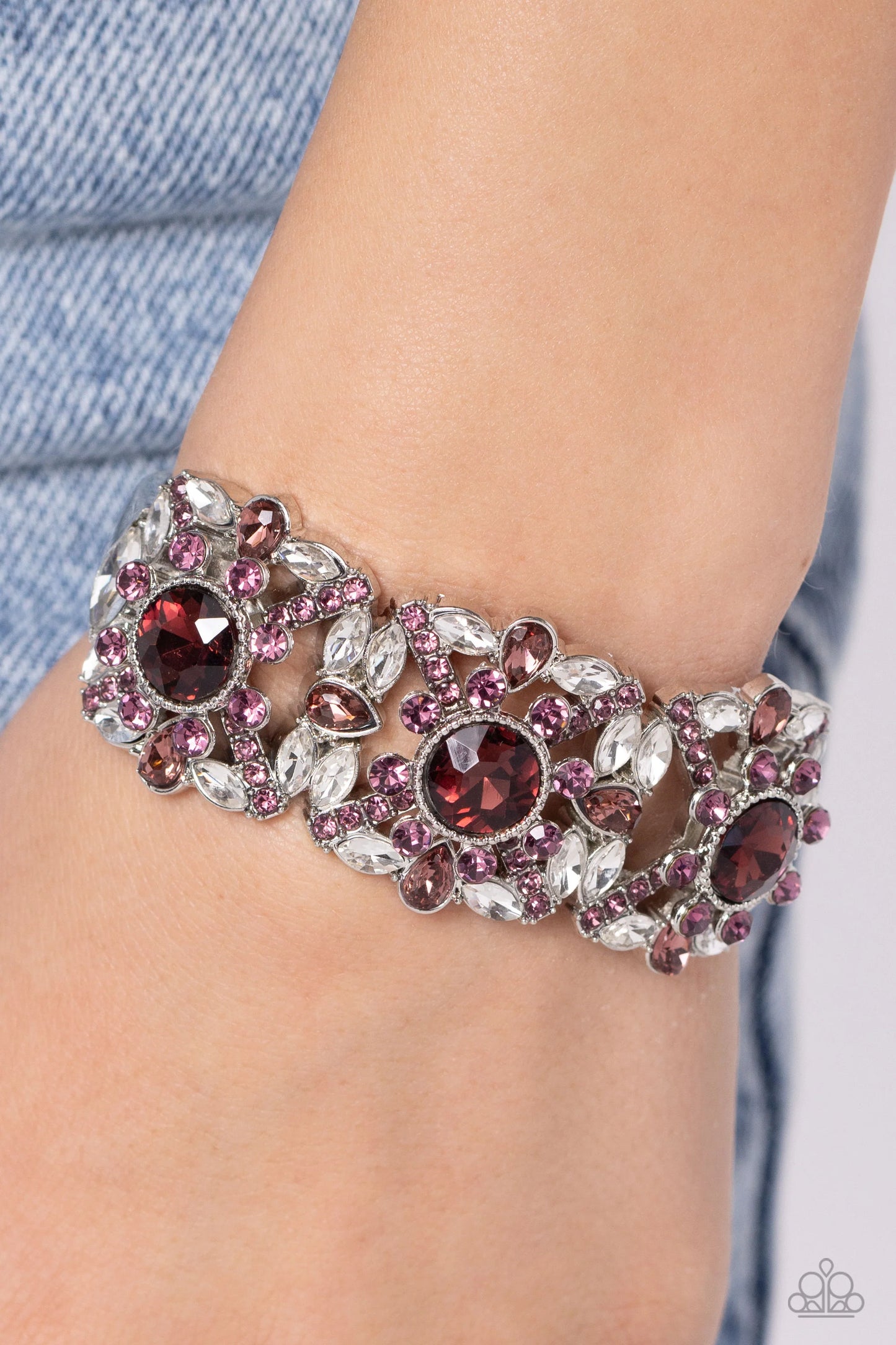 Paparazzi Shimmering Solo - Purple Bracelet