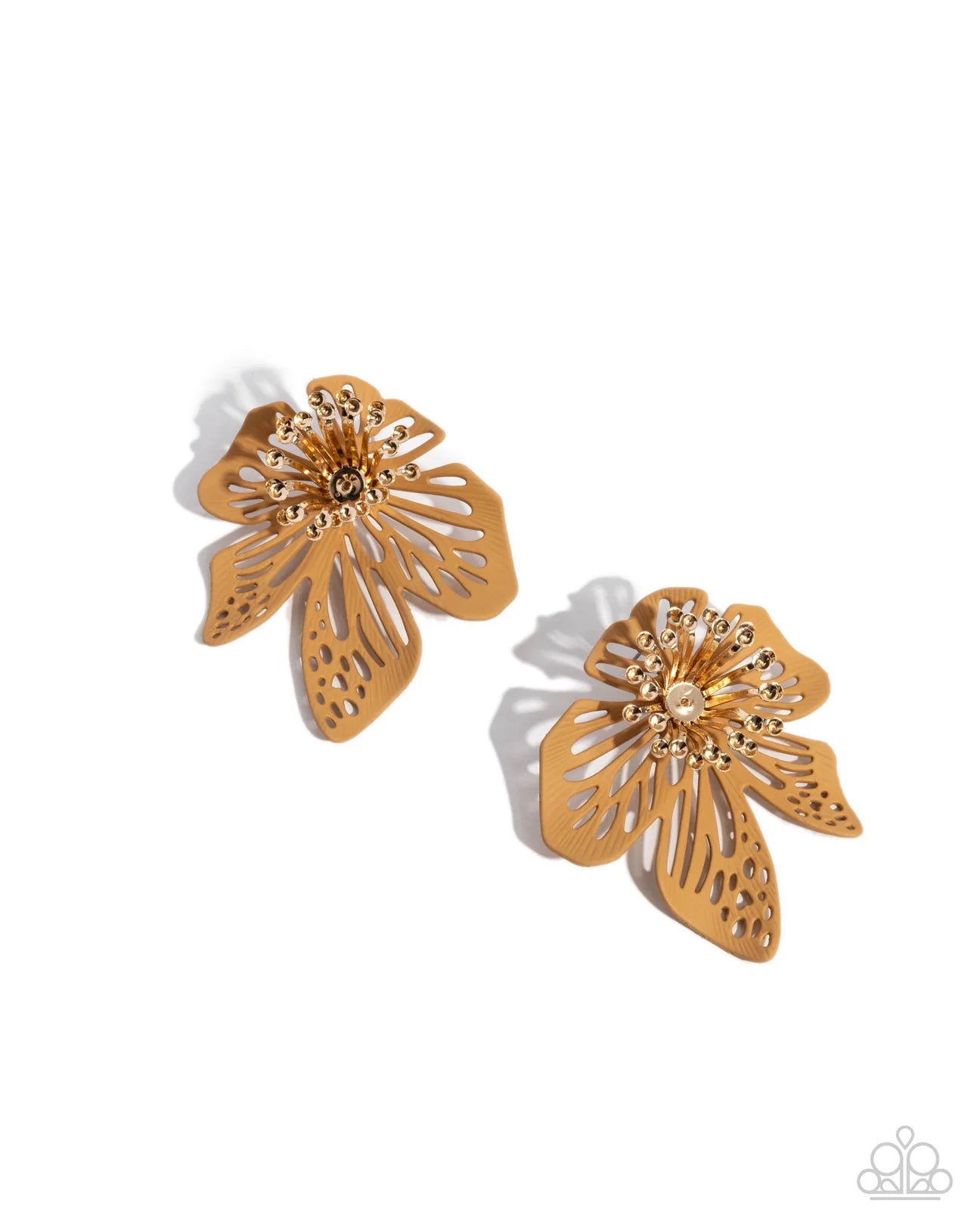 WONDERLAND WALLFLOWER - BROWN EARRINGS